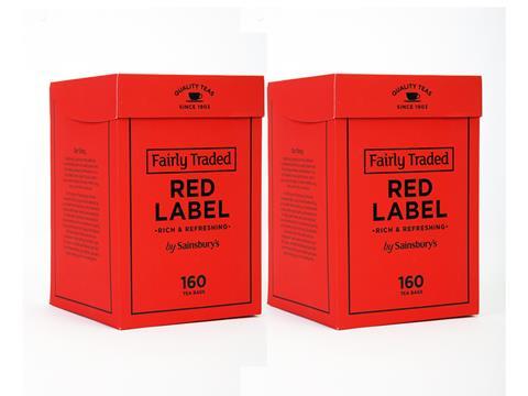 Sainsburys red label Fairly Traded