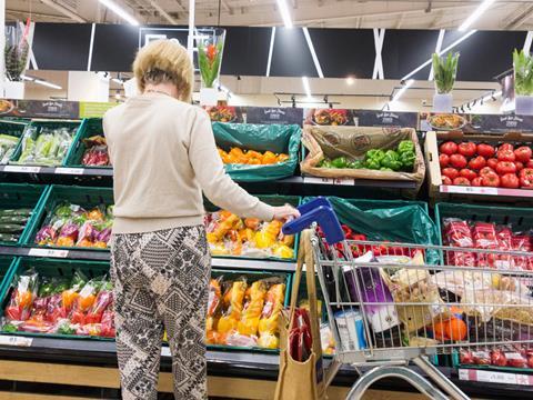 fruit and veg shopping one use