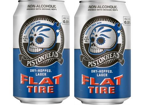 Pistonhead flat tyre non alcoholic