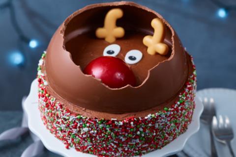 Reindeer smash cake