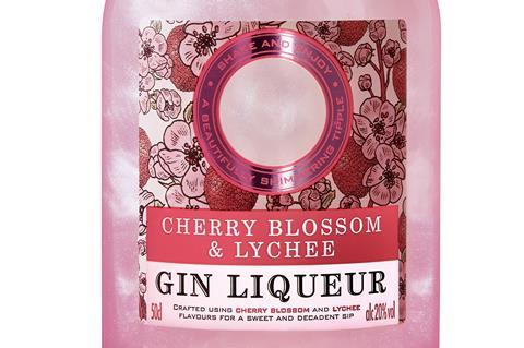 asda cherry blossom and lychee gin liquer