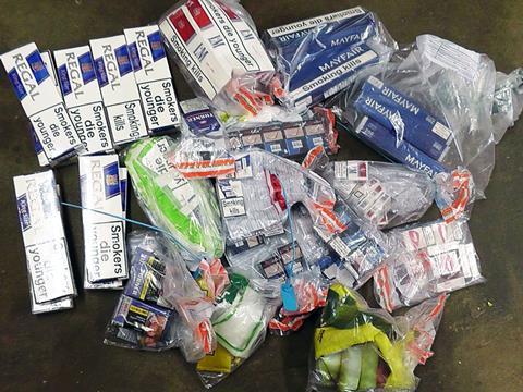 Illicit tobacco haul from Durham County Council