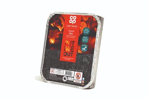 Co-op's new instant barbecue with Put Me Out message