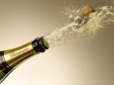 champagne sparking wine pop cork