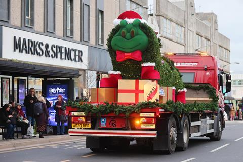 Aldi giant Christmas Cuthbert M&S