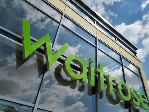 Waitrose 20 sign