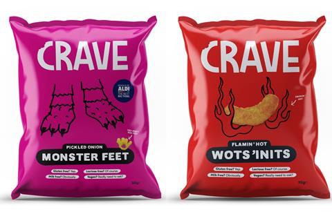 Crave bagged snacks