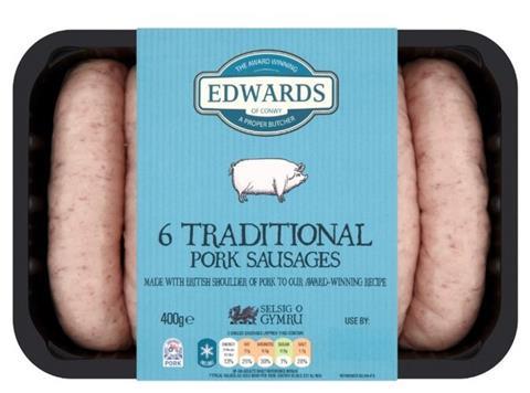 Edwards Conwy sausages