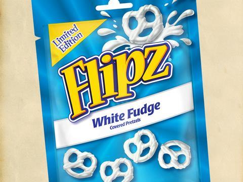 Flipz white fudge