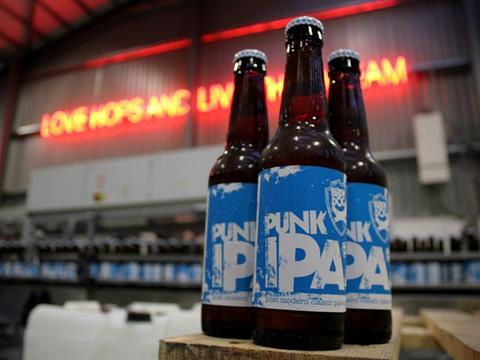 Punk IPA Brew Dog beer will produce spirits