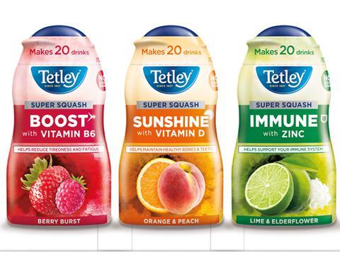 Tetley Super Squash trio