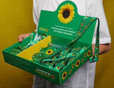 Booths Sunflower Lanyard