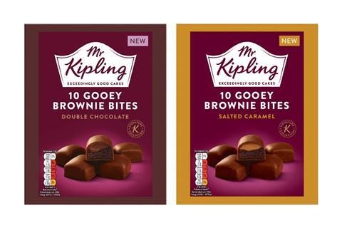 Mr Kipling Gooey Brownie Bites