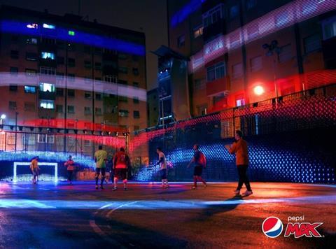 Pepsi Champions league football drone ad
