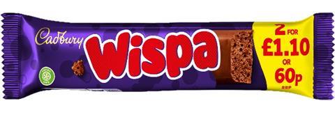 Cadbury Wispa Twirl PMP £1.10