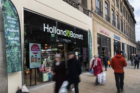 Holland and Barrett shop