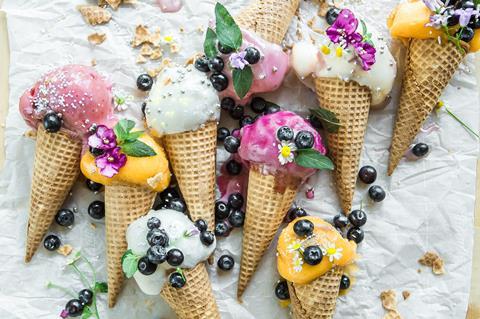 ice cream colourful