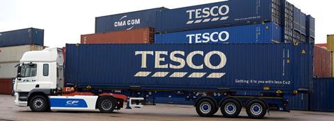 tesco lorry