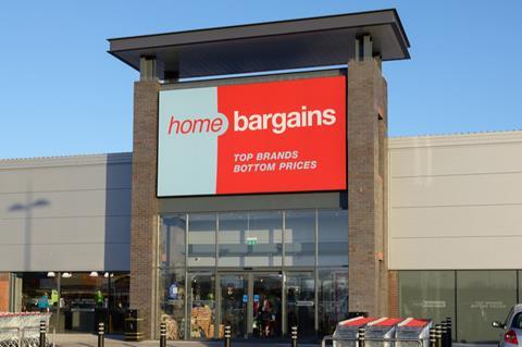 Home Bargains store front