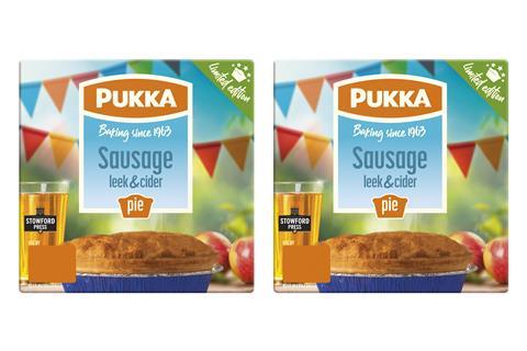 Pukka Sausage Leek + Cider EAN 5030756006273