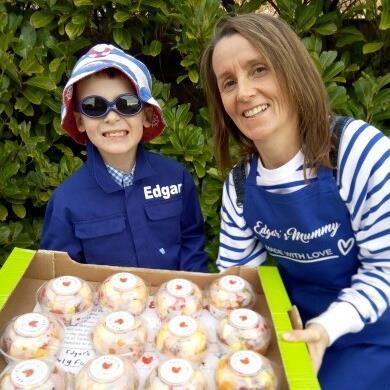 Edgar and his Mum Jane Johnson