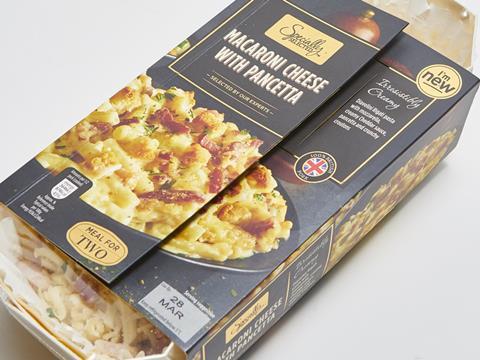 Aldi Specially Selected Macaroni Cheese with Pancetta copy