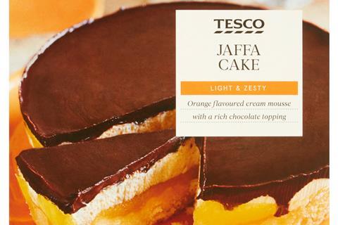 tesco frozen jaffa cake