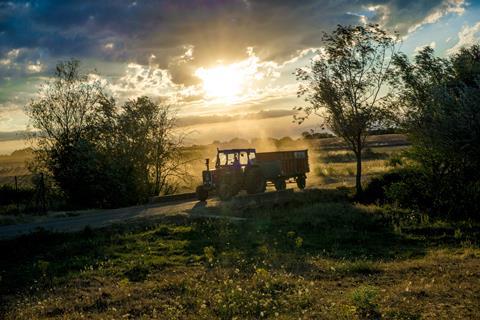 tractor farmer countryside