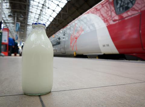 Virgin Trains local milk