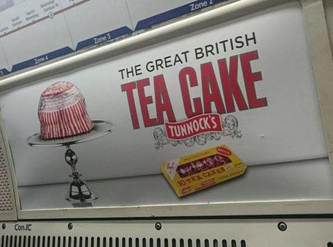 Tunnock's Tea Cake tube advert