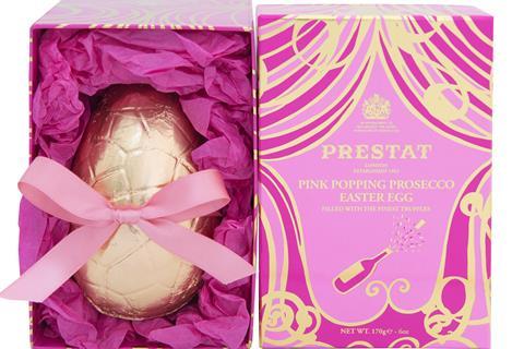 Pink Popping Prosecco Easter Egg