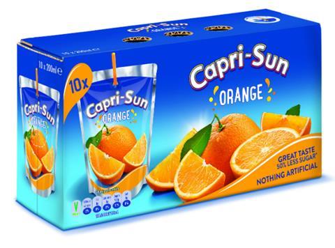 Capri-Sun 50% reduced sugar