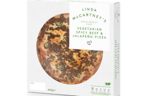 Linda McCartney's Spicy Beef & Jalapeño pizza