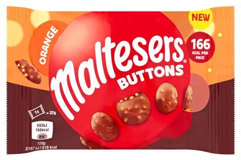 Maltesers Orange Buttons