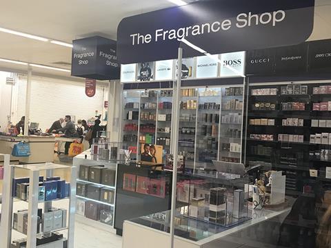 Sainsbury's Fragrance shop 