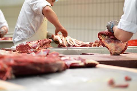 butcher meat factory worker