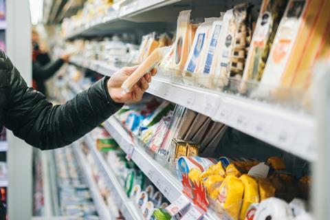 cheese supermarket aisle shopper