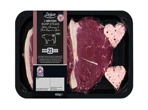 Lidl Valentines steak pack shot 