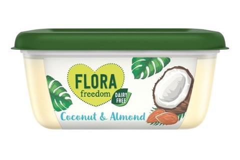 flora freedom coconut and almond spread