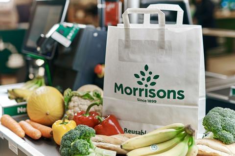 Morrisons paper bag