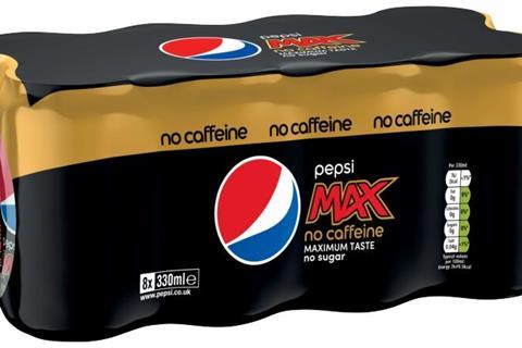 Pepsi MAX No Caffeine - 8x can multipack