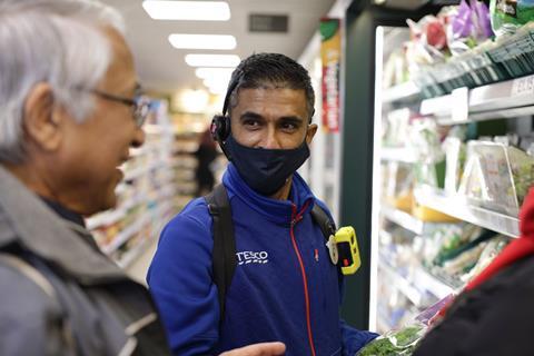 tesco store staff workers bodycam security convenience