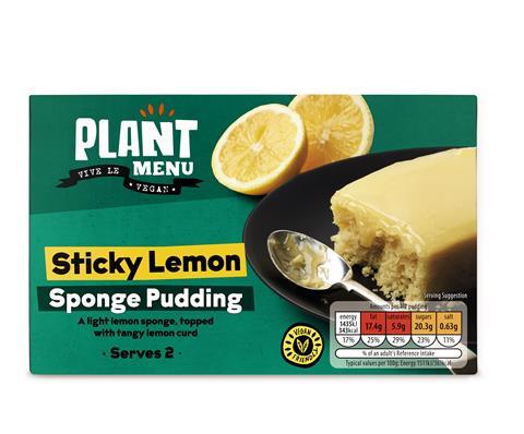 Aldi Plant Menu Sticky Lemon Sponge Pudding 190g, £1.99