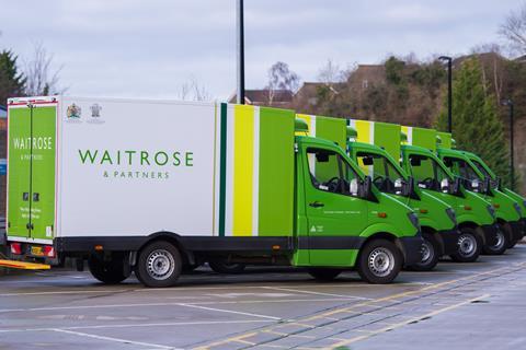 waitrose delivery van