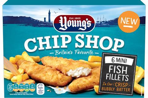 YOUNGS_Chip Shop_6 Mini Fish Fillets_FTD