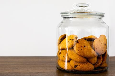 jar of cookies biscuits