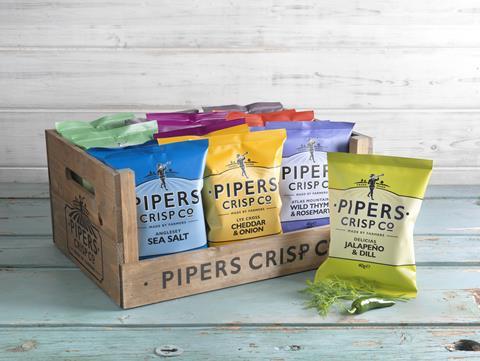 Pipers Crisps range