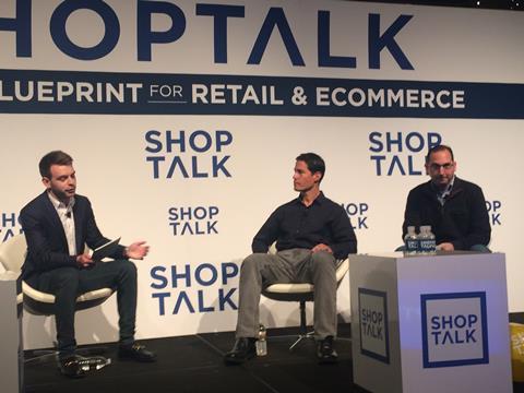 Panel discussion at the Shoptalk conference