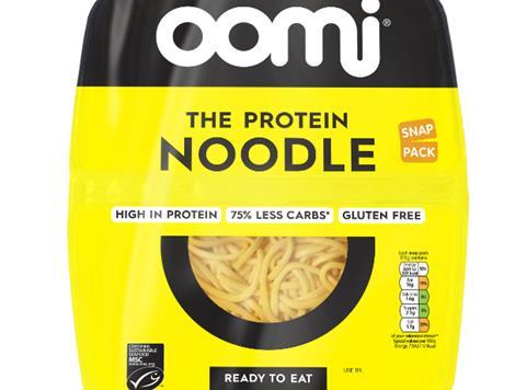 Oomi fish protein noodles