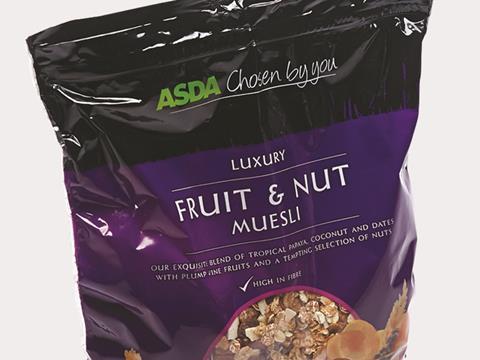 own label 2015, cereal, asda muesli